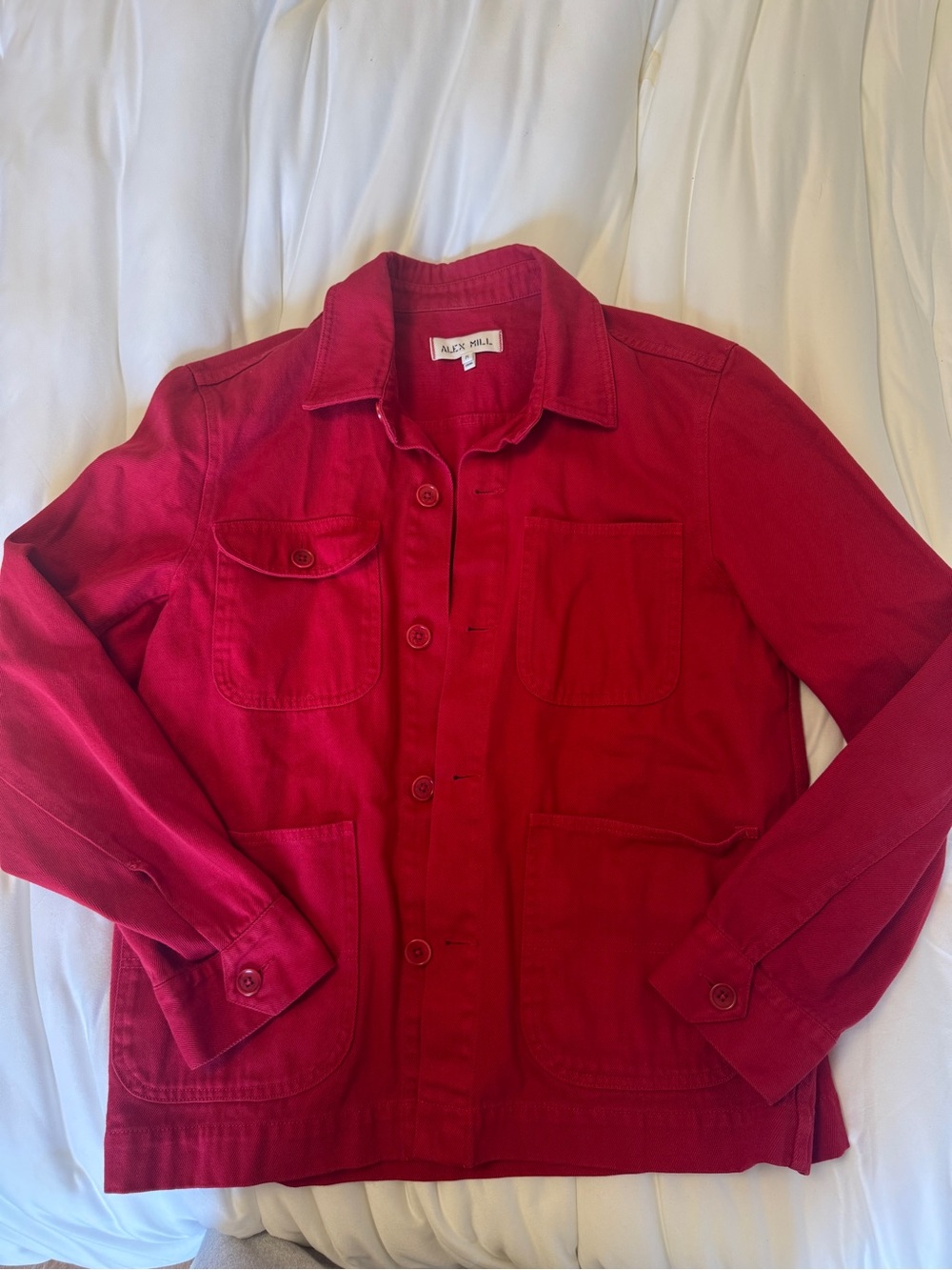 Alex Mill Red Utility Jacket